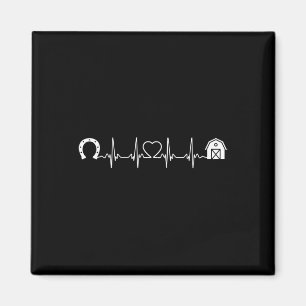 Imán Horsesnice Ss Cum Ss Barn Heartbeat Rid Caballo