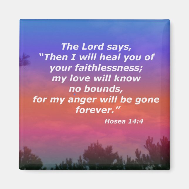 Imán Hosea 14:4 (Frente)