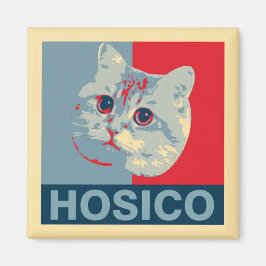 Imán Hosico - Ilustracion azul rojo