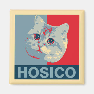 Imán Hosico - Ilustracion azul rojo
