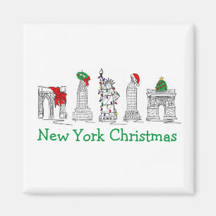 Imán Hospedajes de feriado de Nueva York para Navidades