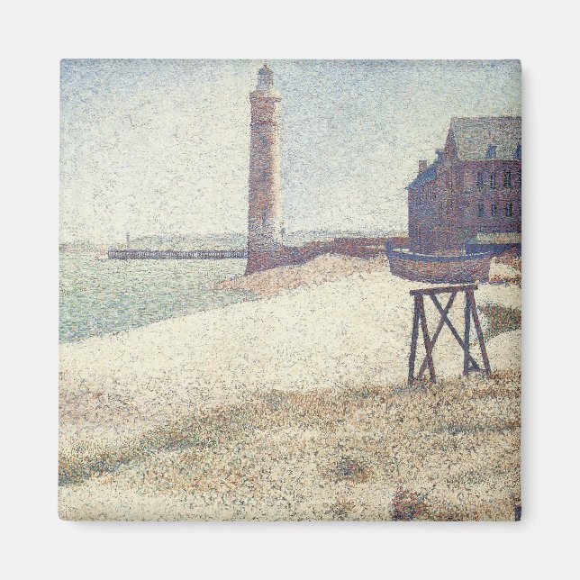 Imán Hospicio y faro, Honfleur de Georges Seurat (Frente)