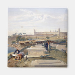 Imán Hospital y cementerio, Scutari, placa 'del SE