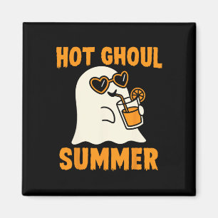 Imán Hot Ghoul Summer Cute Funny Ghost Halloween