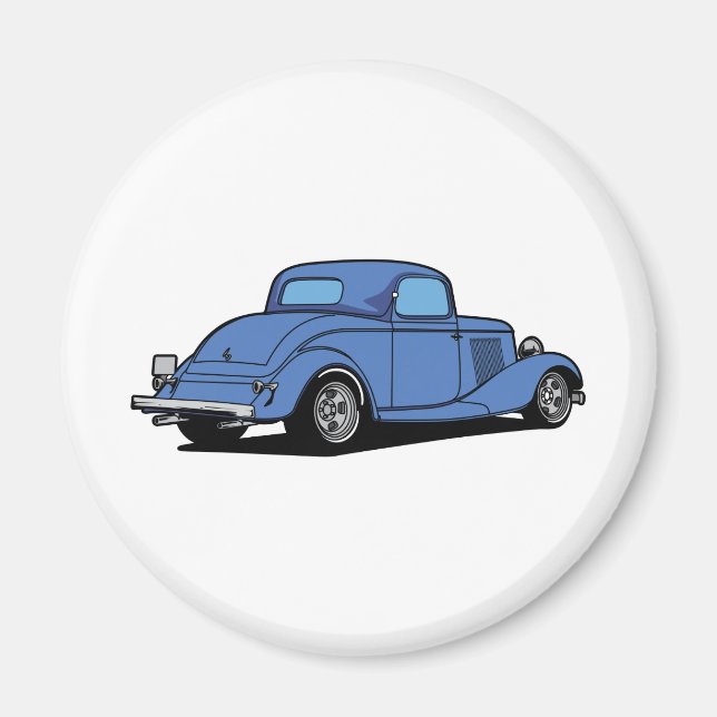 Imán Hot Rod Coupe (Frente)