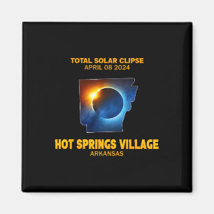 Imán Hot Springs Village Arkansas 2024 Total Solar Ecli