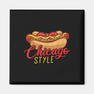 Imán Hotdog Best Hot Dog Gige de Chicago Style