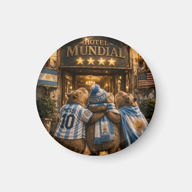 Imán  Hotel 4 estrellas Capibarras (Frente)