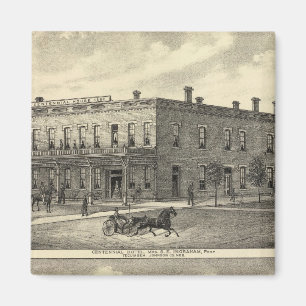 Imán Hotel Centennial, Tecumseh, y Neb, Nebraska