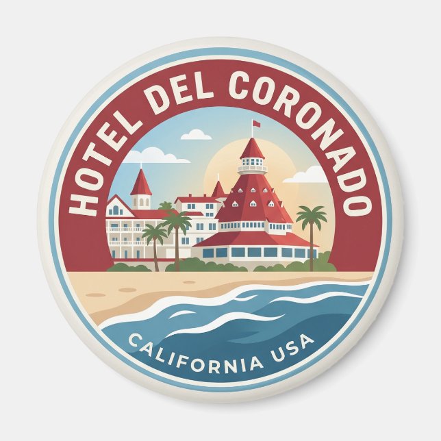 Imán Hotel del Coronado EE. UU. (Frente)