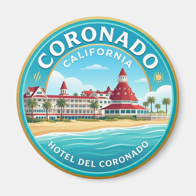 Imán Hotel del Coronado EE. UU. (Frente)