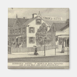 Imán Hotel Germania, Long Branch y Hughes Brothers