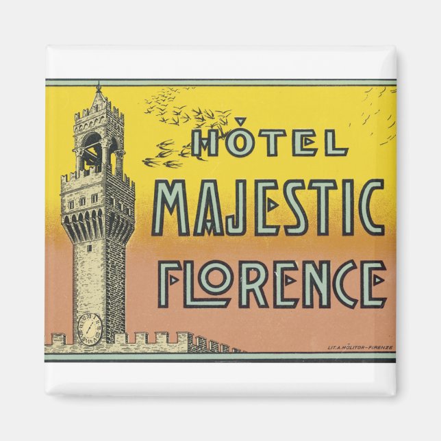 Imán Hotel Majestic Florencia (Frente)