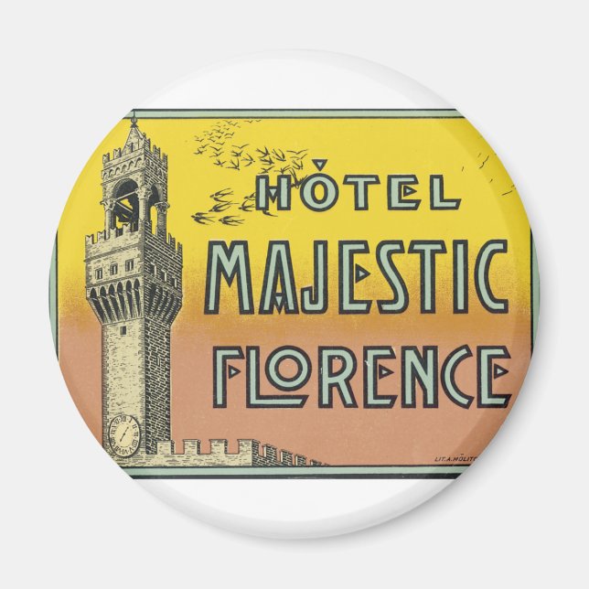 Imán Hotel Majestic Florencia (Frente)