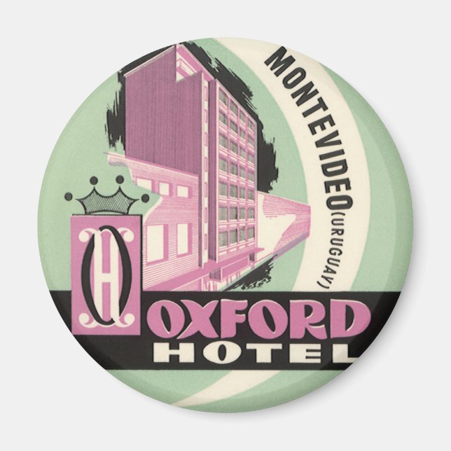 Imán Hotel Oxford, Montevideo, Uruguay, Viajes de Vinta (Frente)