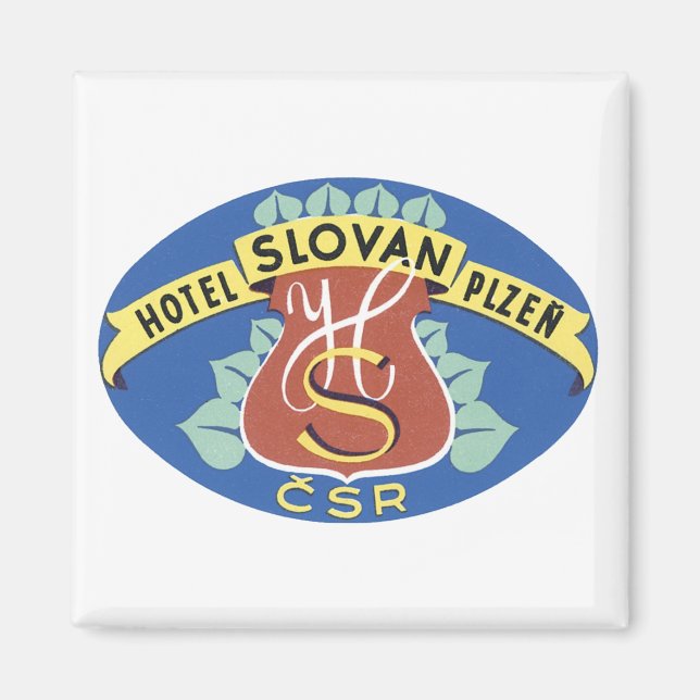 Imán Hotel Slovan Plzen (Frente)