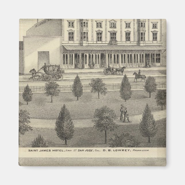 Imán Hotel St James, residencia (Frente)