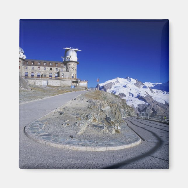 Imán Hotel y sendero de Kulm, Gornergrat, Zermatt, (Frente)
