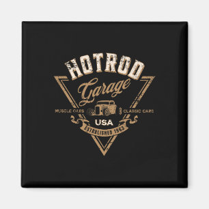 Imán Hotrod Garage Usa Clic Car Hotrod Diseño Destrozad