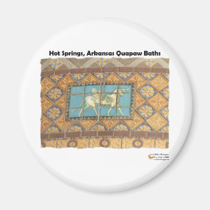 Imán HotSprings, AR Quapaw Dome Tiles II Regalos