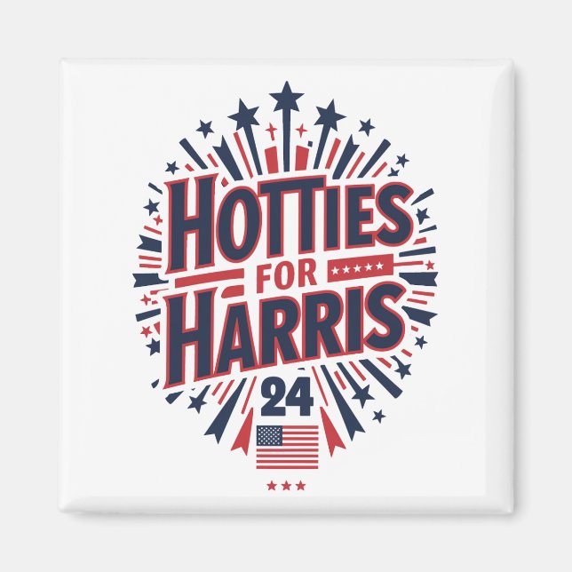 Imán Hotties for Harris (Frente)