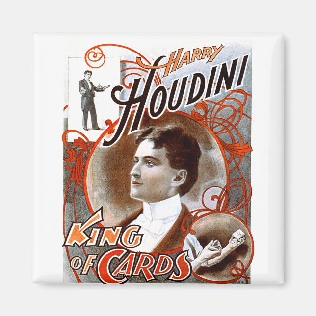 Imán Houdini - Rey de las tarjetas (Frente)