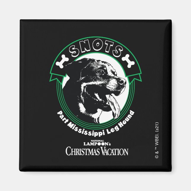 Imán Hound de plomo Mississippi (Frente)