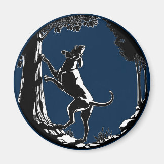 Imán Hound Dog Magnet Caza Perro Fridge Magnets Decorac