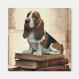 Imán Hound literario de Basset
