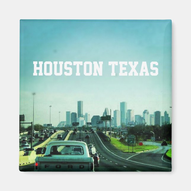 Imán Houston Texas (Magnet) (Frente)