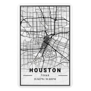 Imán Houston Texas USA City Travel City Map