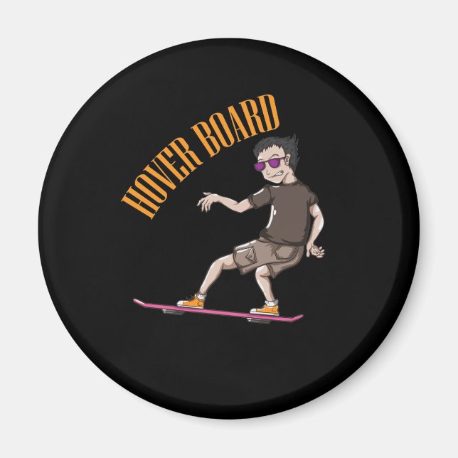Imán Hover Board Design Marty (Frente)