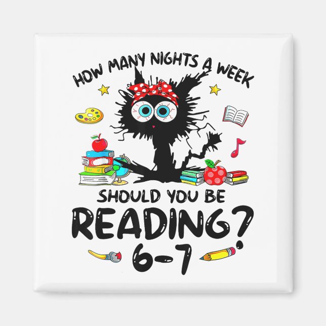Imán How Many Nights A Week Should You Be Reading 6–7 T (Frente)