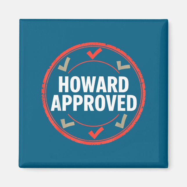 Imán Howard aprobó (Frente)