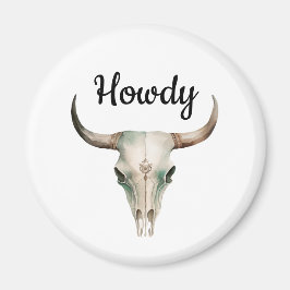 Imán Howdy Cowboy Bullhorns