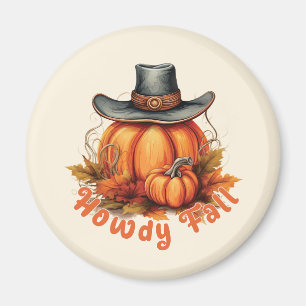 Imán Howdy Fall - Rústicos Vibes otoñales