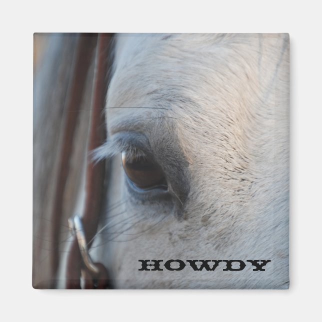 Imán Howdy Horse Magnet (Frente)