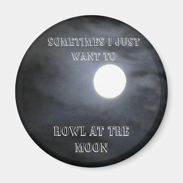 IMÁN HOWL EN LA LUNA (Frente)
