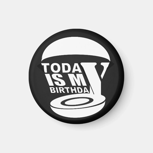 Imán Hoy es mi cumpleaños (Frente)
