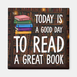 Imán Hoy es un buen día para leer un gran libro