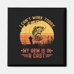 Imán Hoy no puedo trabajar mi brazo en una pesca divert