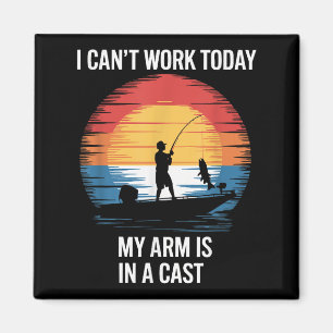 Imán Hoy no puedo trabajar, tengo el brazo enyesado