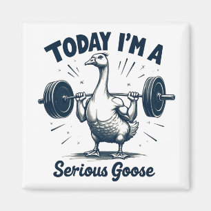 Imán Hoy soy un serio gimnasio de Pesos de Levantamient