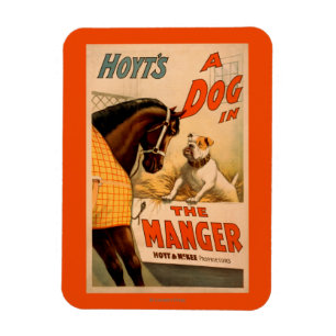 Imán Hoyt es un perro en el Poster del Teatro Manger