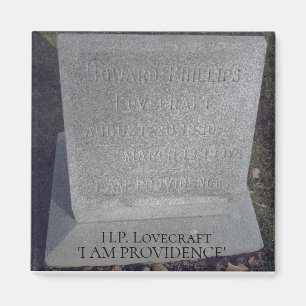 Imán HP Lovecraft Grave - Soy Providencia