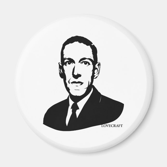Imán HP Lovecraft Portrait Magnet (Frente)