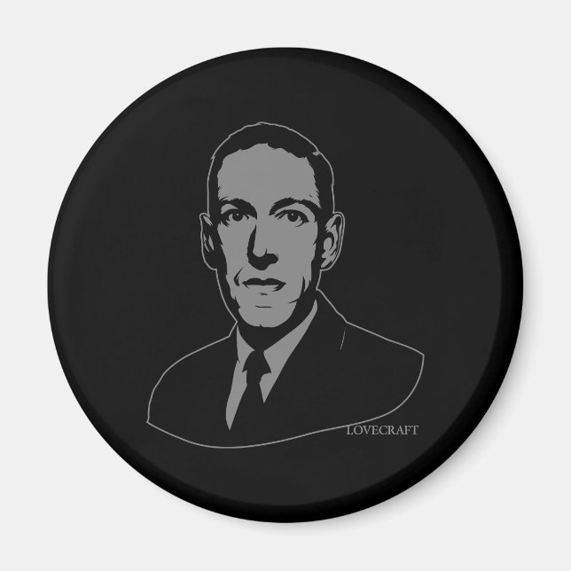 Imán HP Lovecraft Portrait Magnet (Frente)