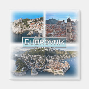 Imán HR0032 Europa, Croacia, Dubrovnik, nevera
