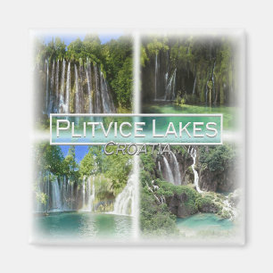Imán HR0033 Europa, Croacia, nevera Plitvice Lakes N.P.
