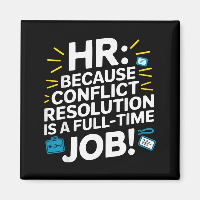 Imán Hr Manager Human Resource Employee Workplace Drama (Frente)
